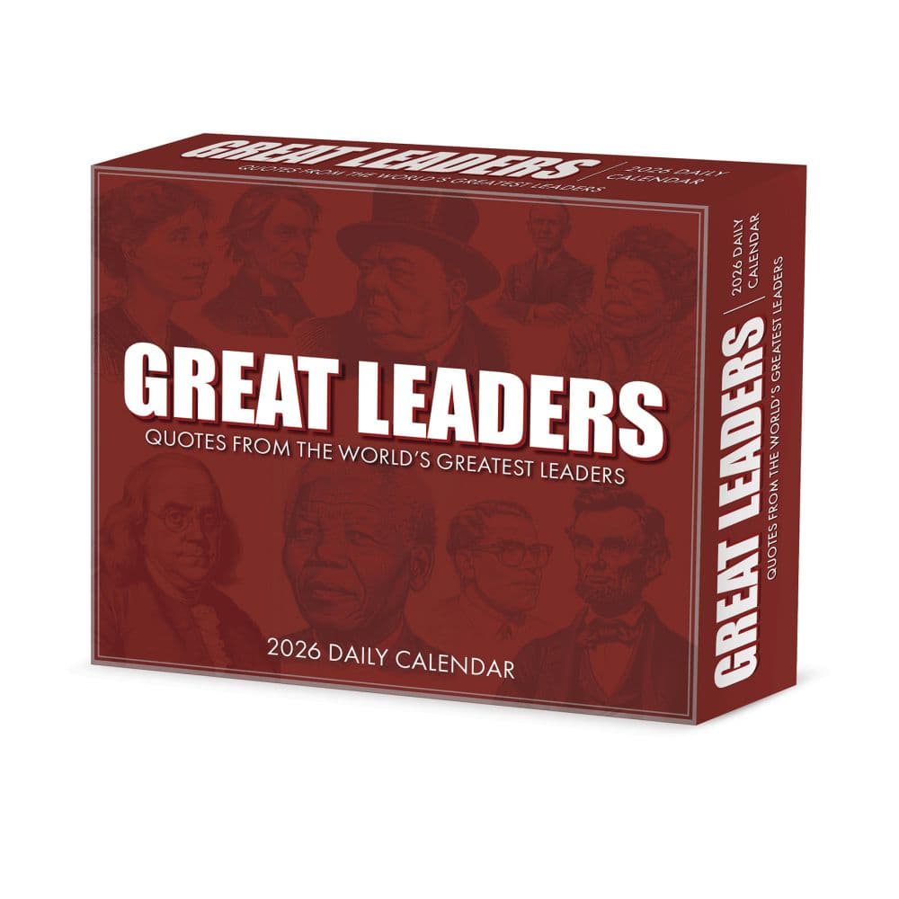 Great Leaders Greatest Quotes 2026 Desk Calendar Main Image