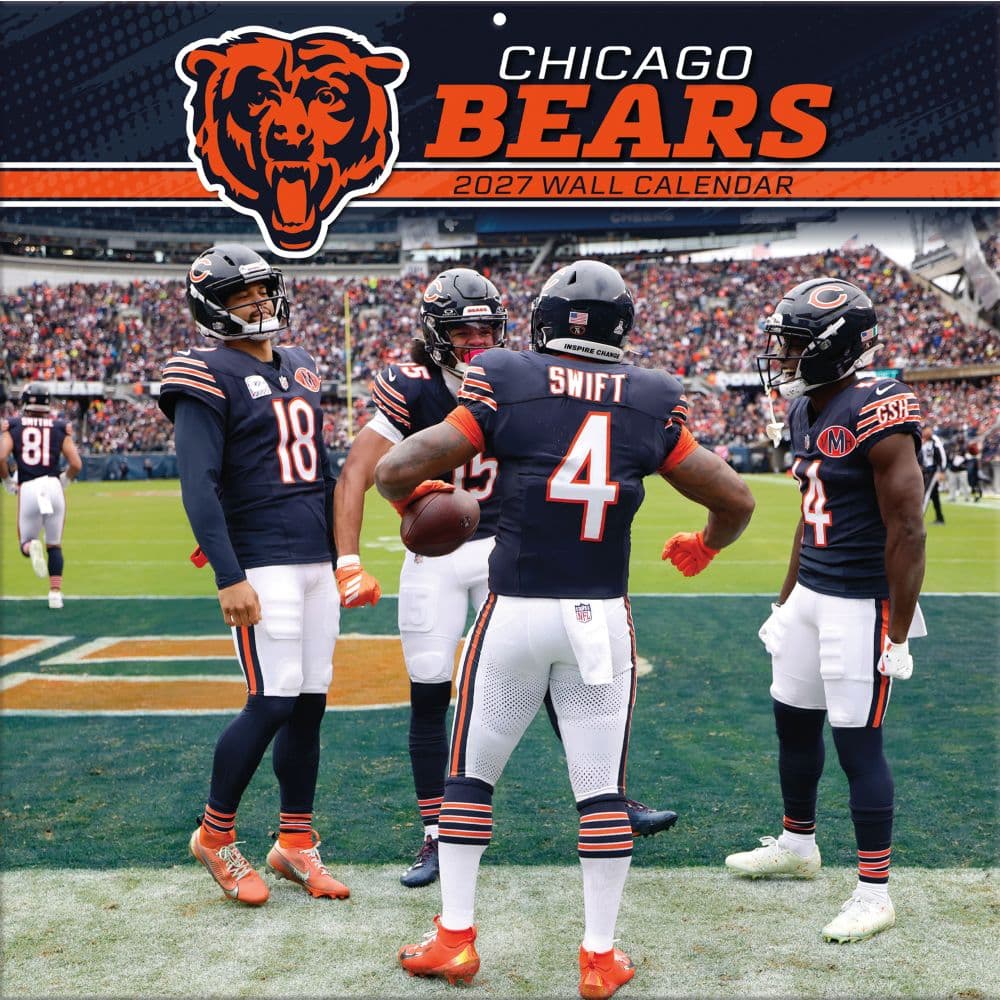 image NFL Chicago Bears 2027 Wall Calendar Main Product Image