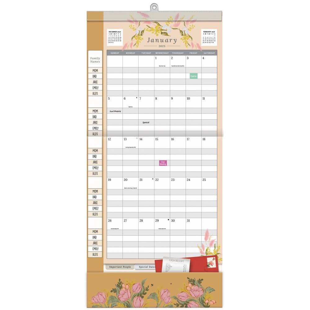 Just Breathe by Lily and Val 2025 Plan It Wall Calendar Second Alternate Image width="1000" height="1000"