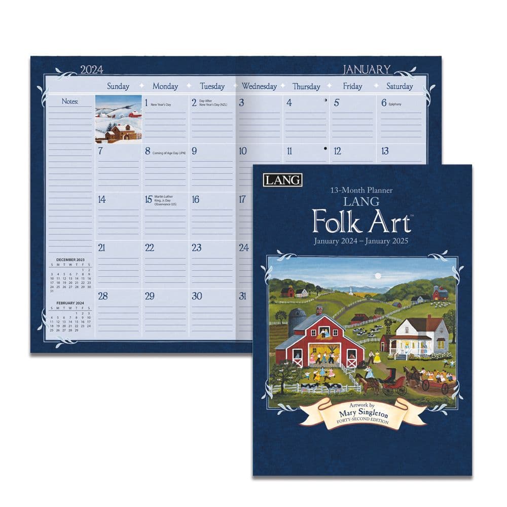 Lang Folk Art 2024 Planner