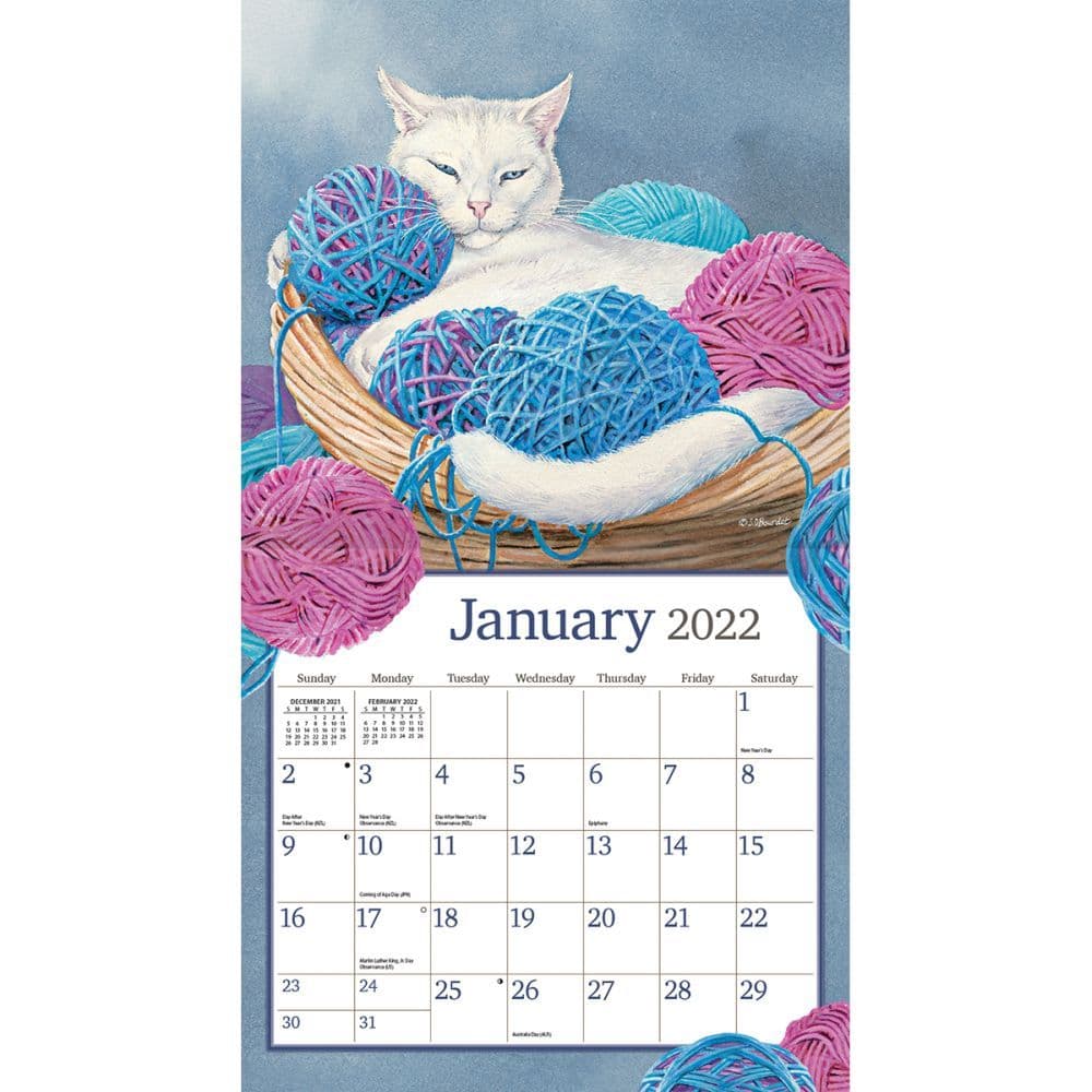 Cats In The Country 2022 Wall Calendar - Calendars.com