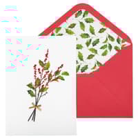 image Holly Branch Christmas Card Main Product Image