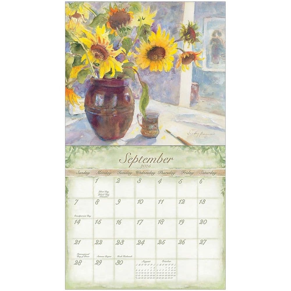 Watercolors by Judy Buswell 2025 Wall Calendar
