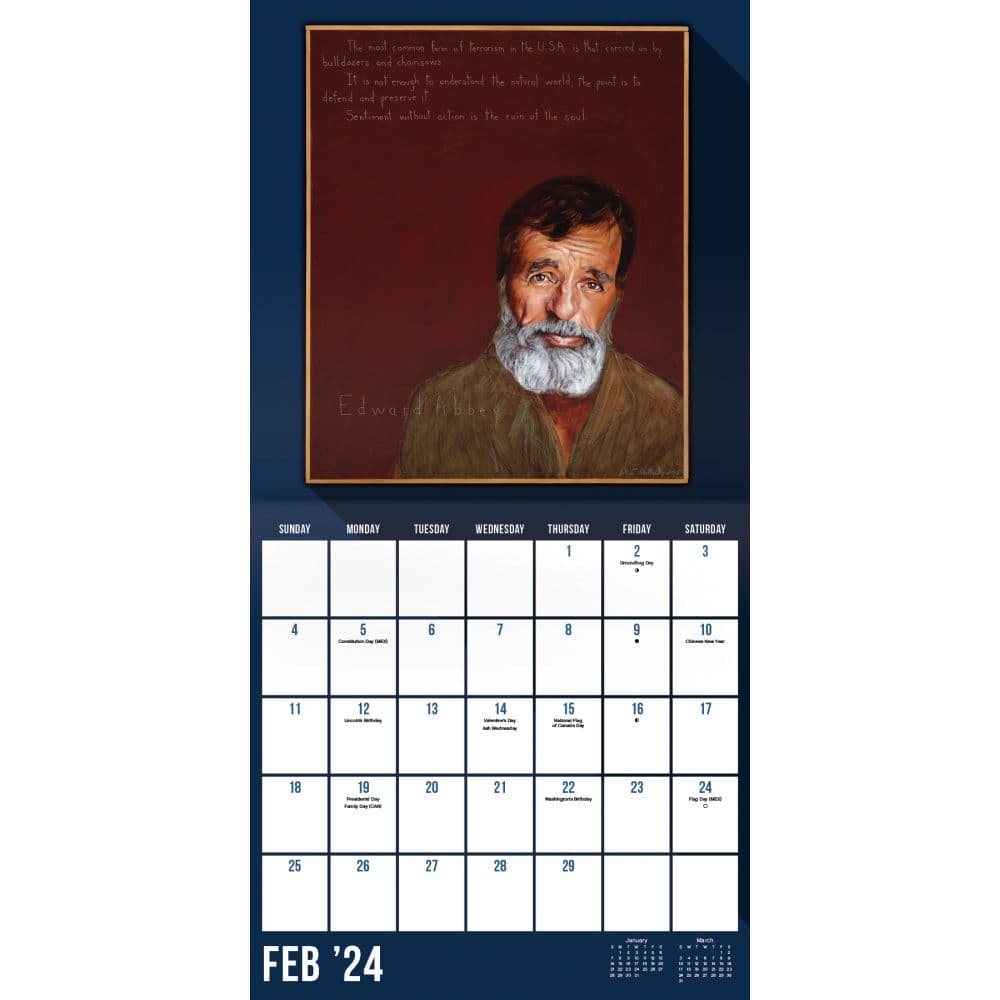 Americans Who Tell the Truth 2024 Wall Calendar Alternate Image 4