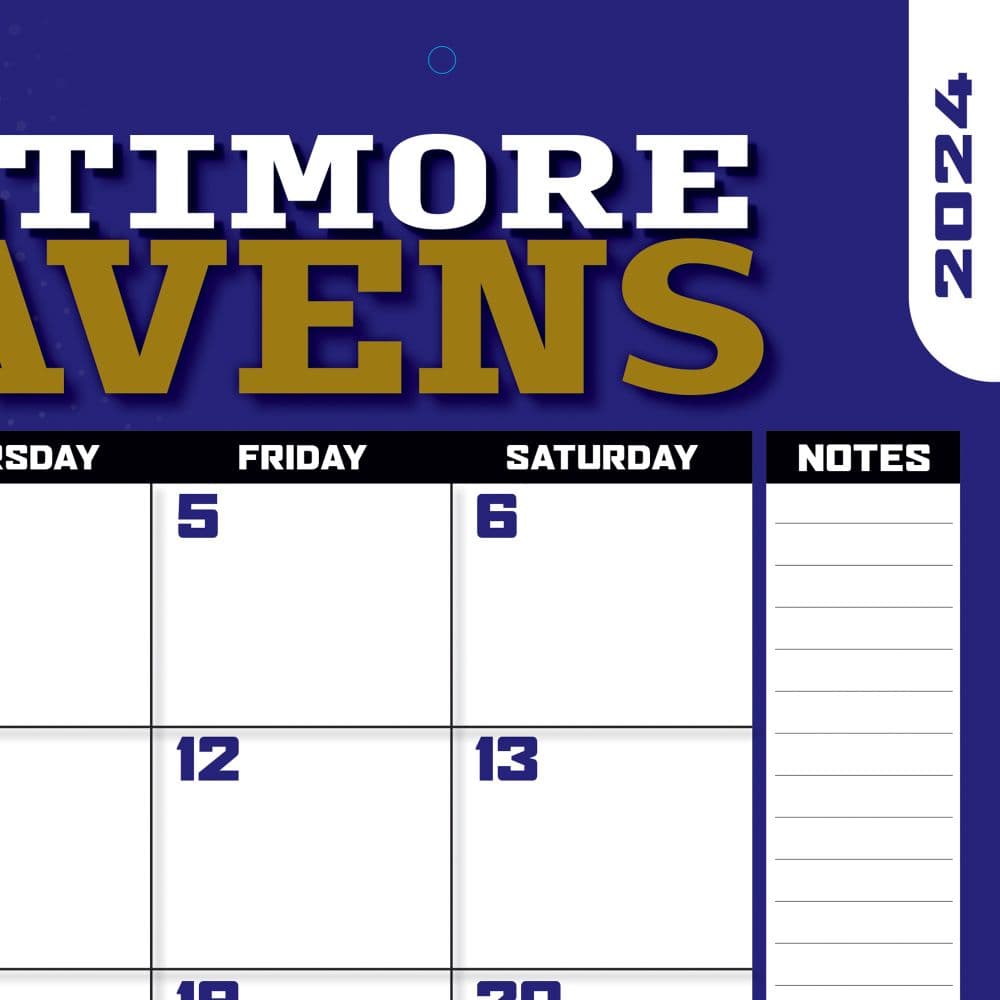 NFL Baltimore Ravens 2024 Desk Pad Third Alternate Image width=&quot;1000&quot; height=&quot;1000&quot;