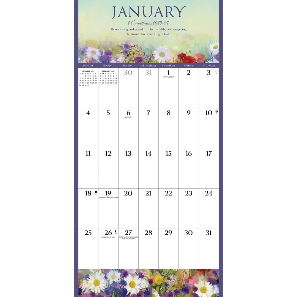 Bible Verses 2026 Wall Calendar Second Alternate Image