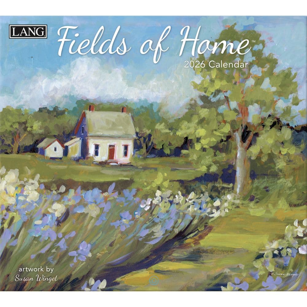 Fields of Home 2026 Wall Calendar by Susan Winget Main Image