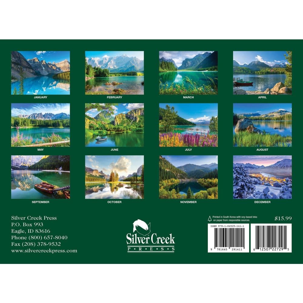 Lakes 2027 Wall Calendar First Alternate Image