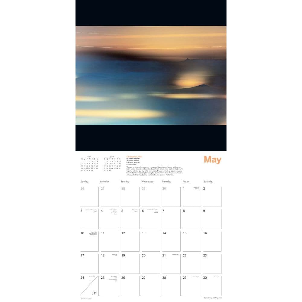 Royal Observatory Astronomy Wall Calendar