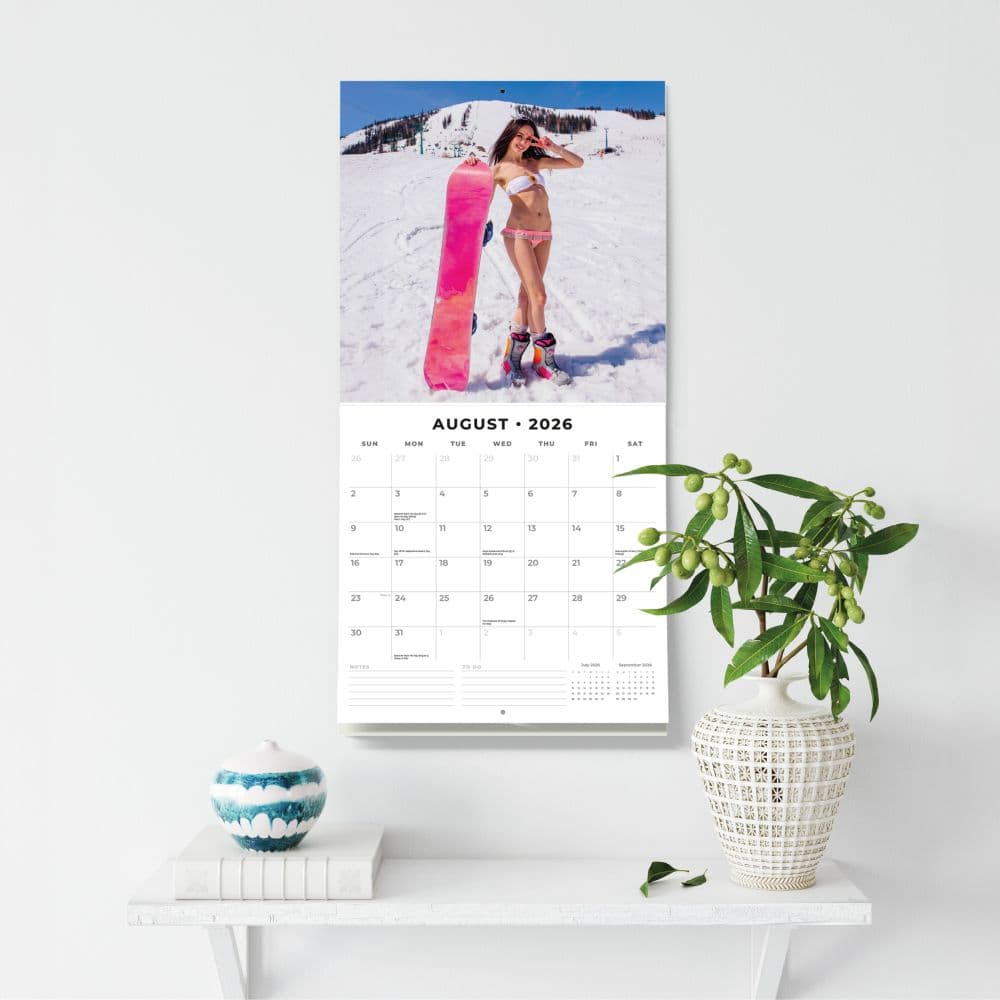 Snow Girls 2026 Wall Calendar Third Alternate Image