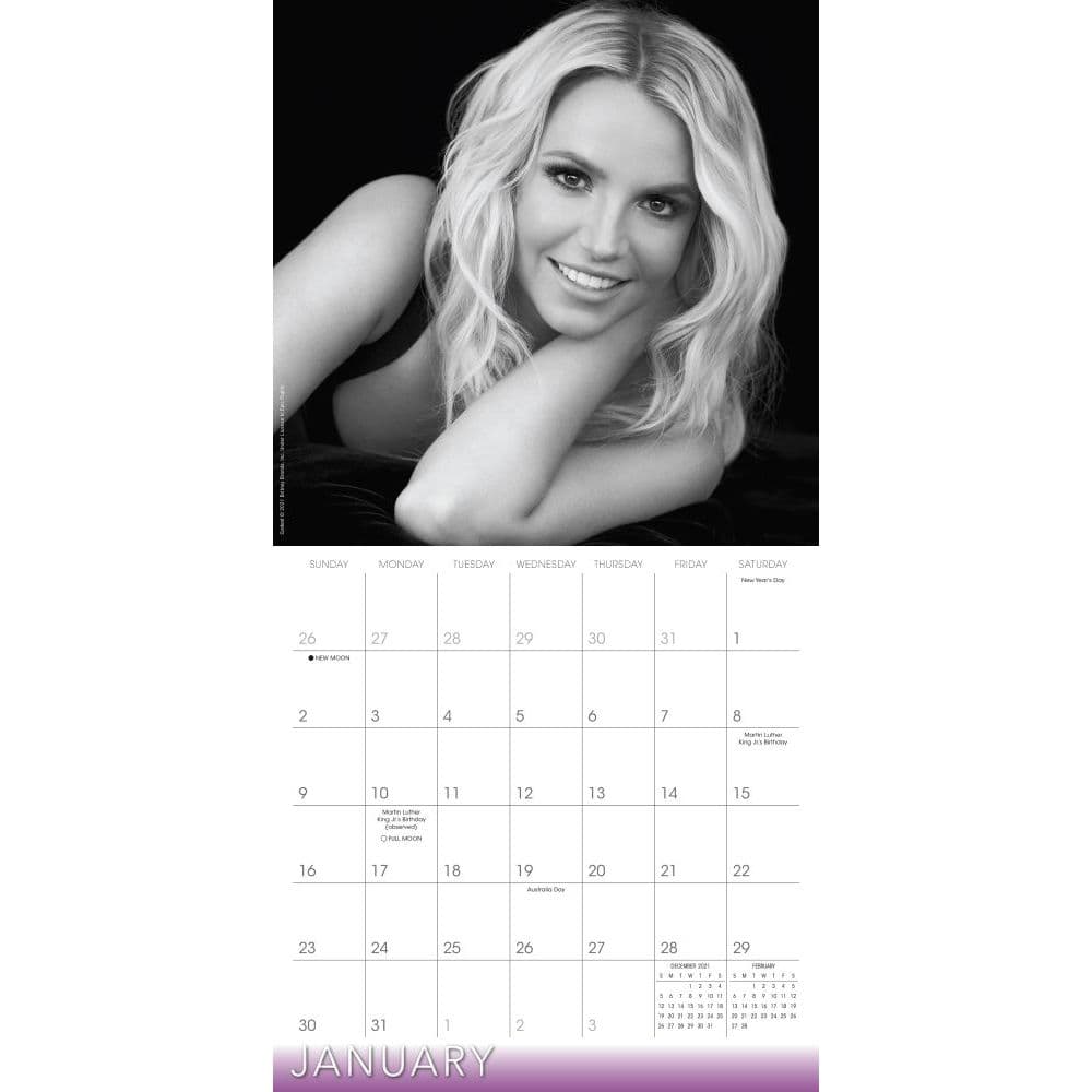 Britney Spears 2022 Wall Calendar - Calendars.com