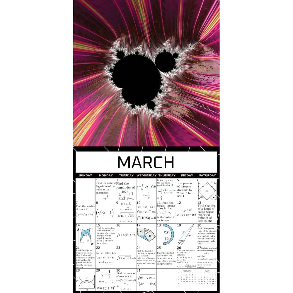 Your Daily Epsilon of Math 2027 Wall Calendar Third Alternate Image
