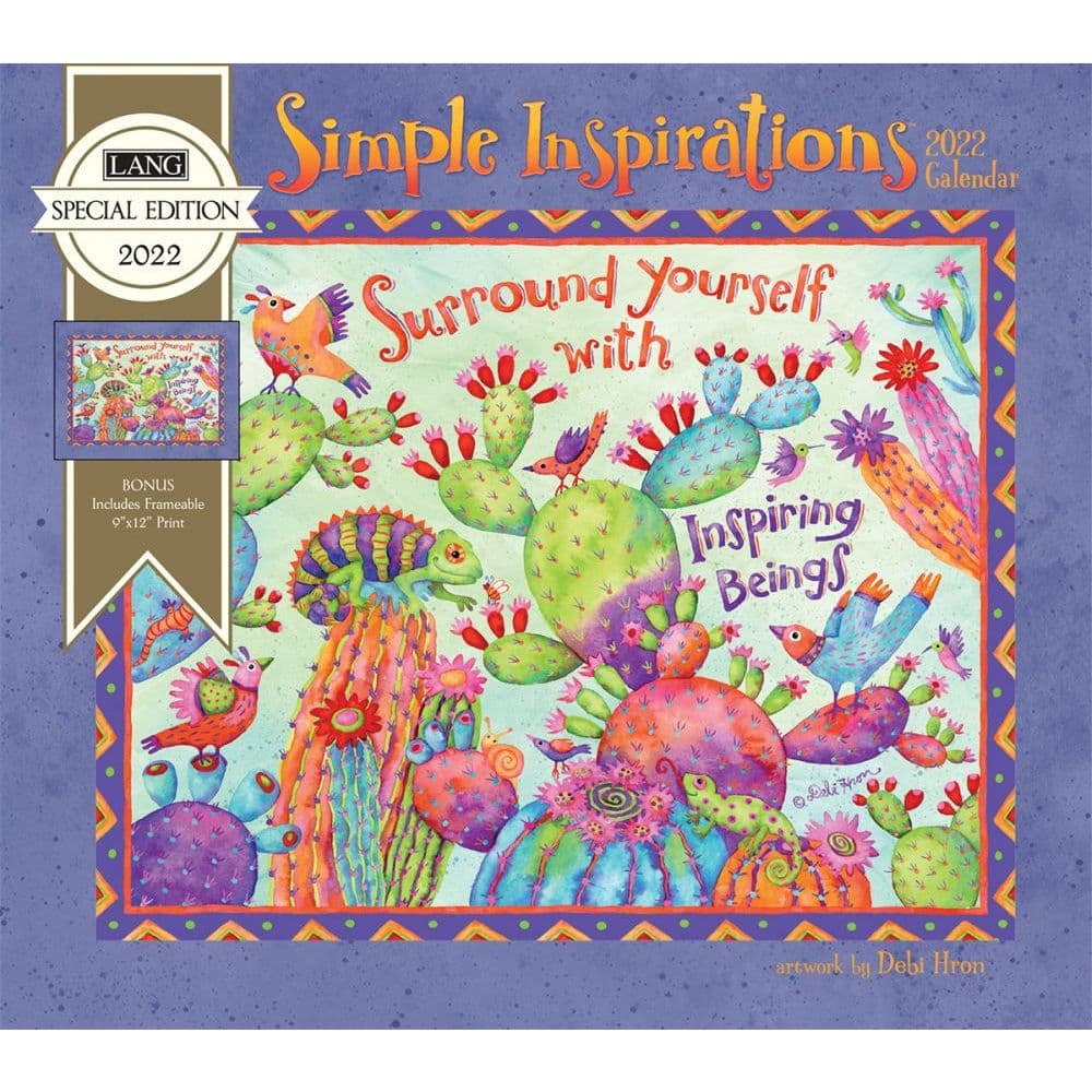 Simple Inspirations 2022 Special Edition Wall Calendar