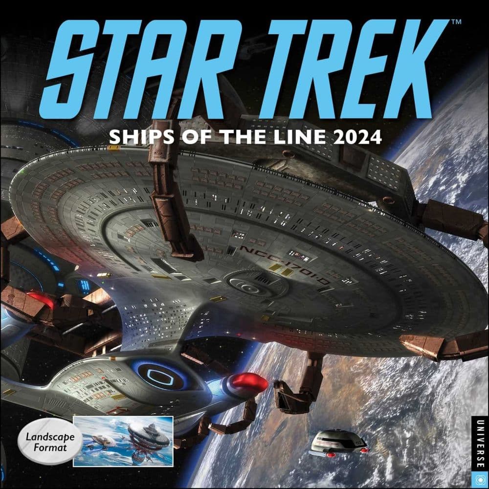 Star Trek Ships 2024 Wall Calendar