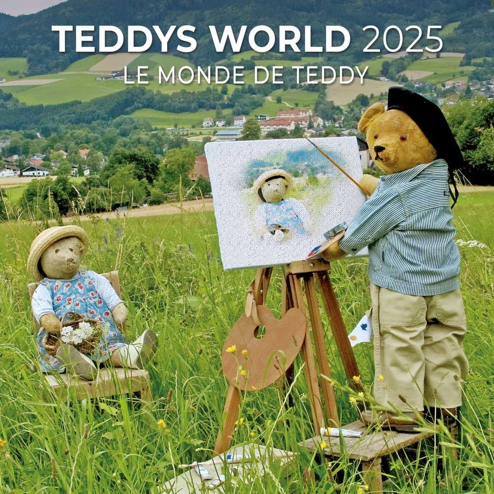 Teddys World 2025 Wall Calendar Main Image