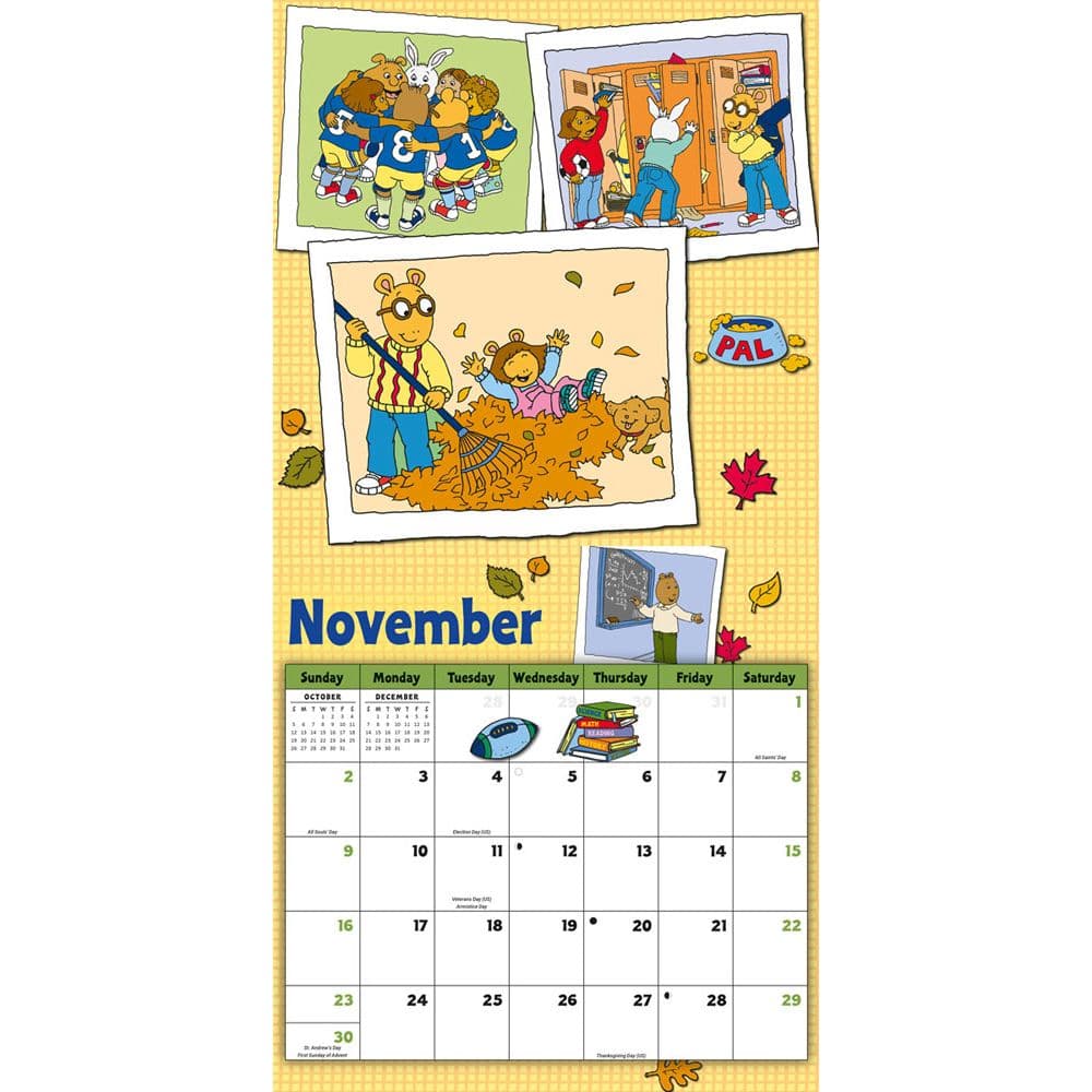 Arthur 2025 Wall Calendar