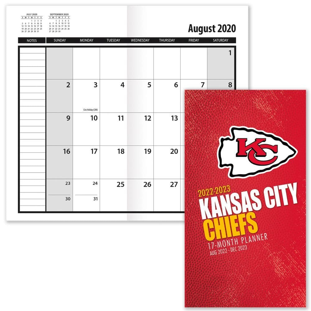 Kansas City Chiefs 2023 12 x 12 Team Wall Calendar