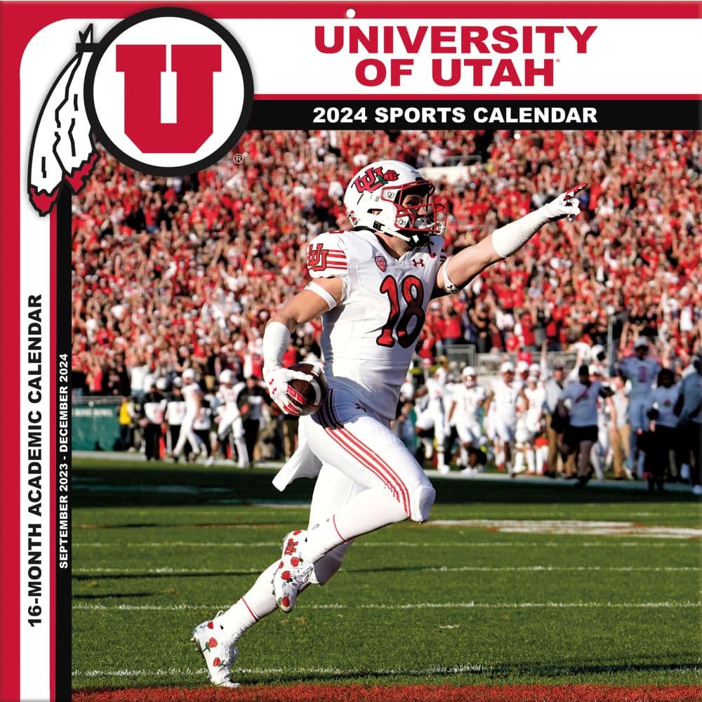 image COL Utah Utes 2024 Wall Calendar Main