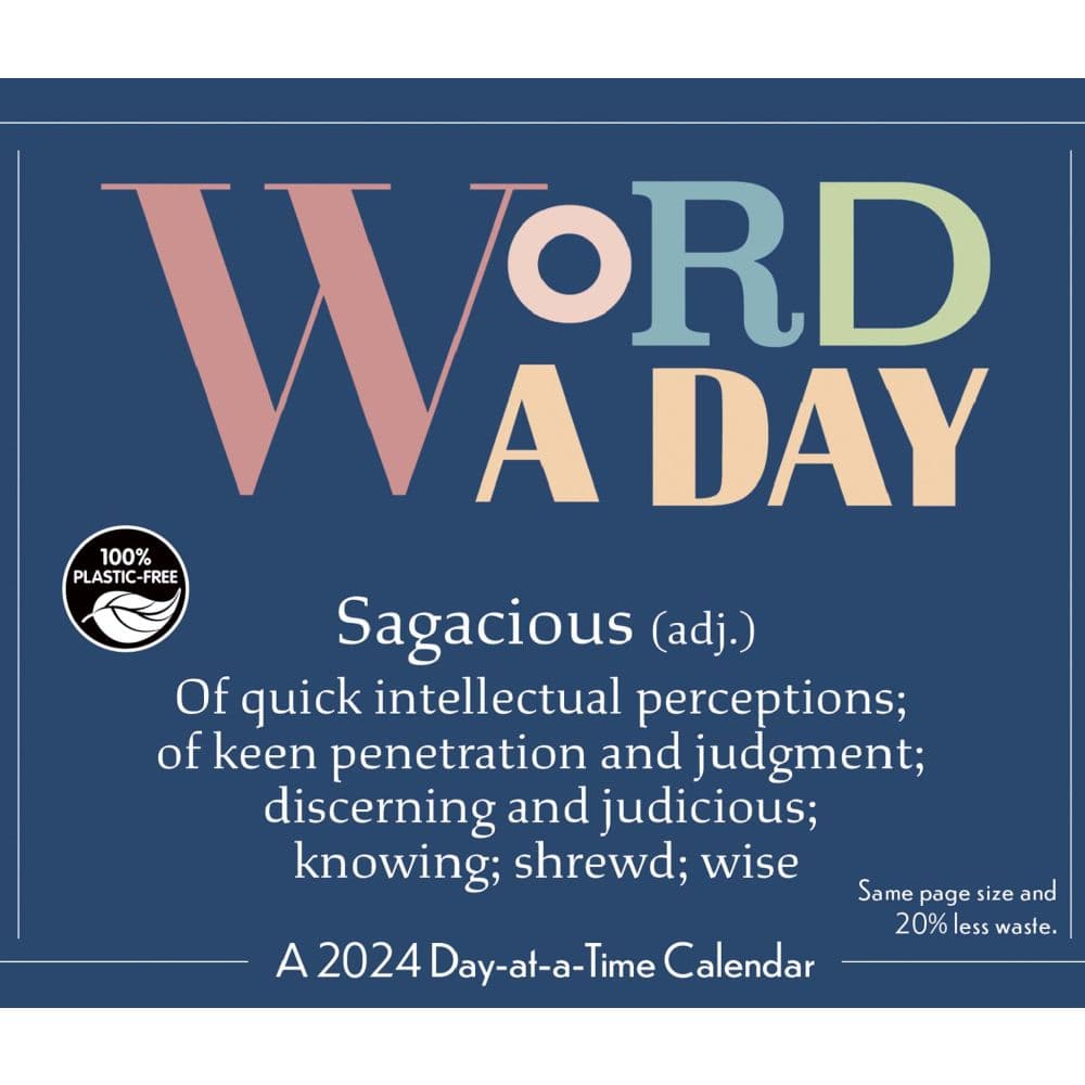 Word a Day 2024 Desk Calendar