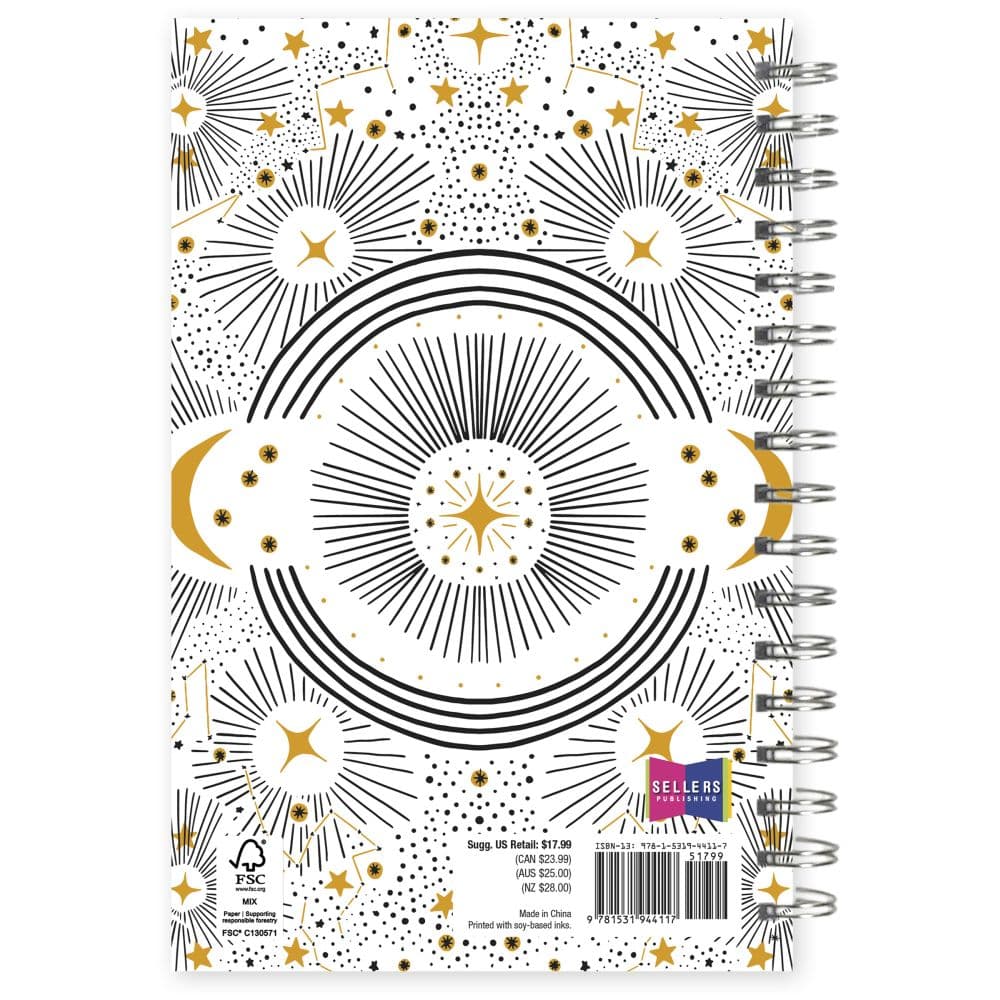 Designer Celestial Dreams Weekly 2026 Planner First Alternate Image