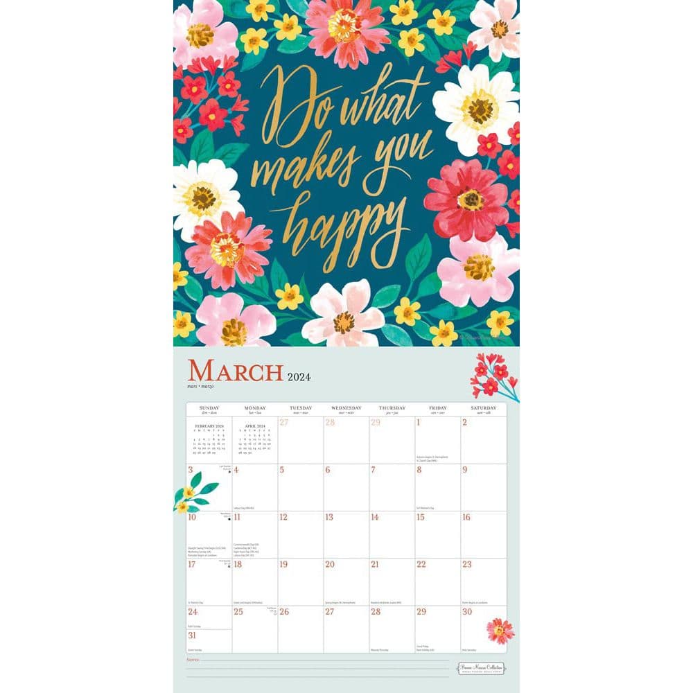 Live Your Happiest Life Bonnie Marcus 2024 Wall Calendar Second Alternate Image width=&quot;1000&quot; height=&quot;1000&quot;