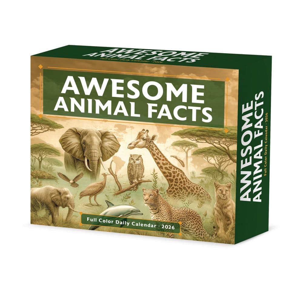 image Awesome Animal Facts 2026 Desk Calendar