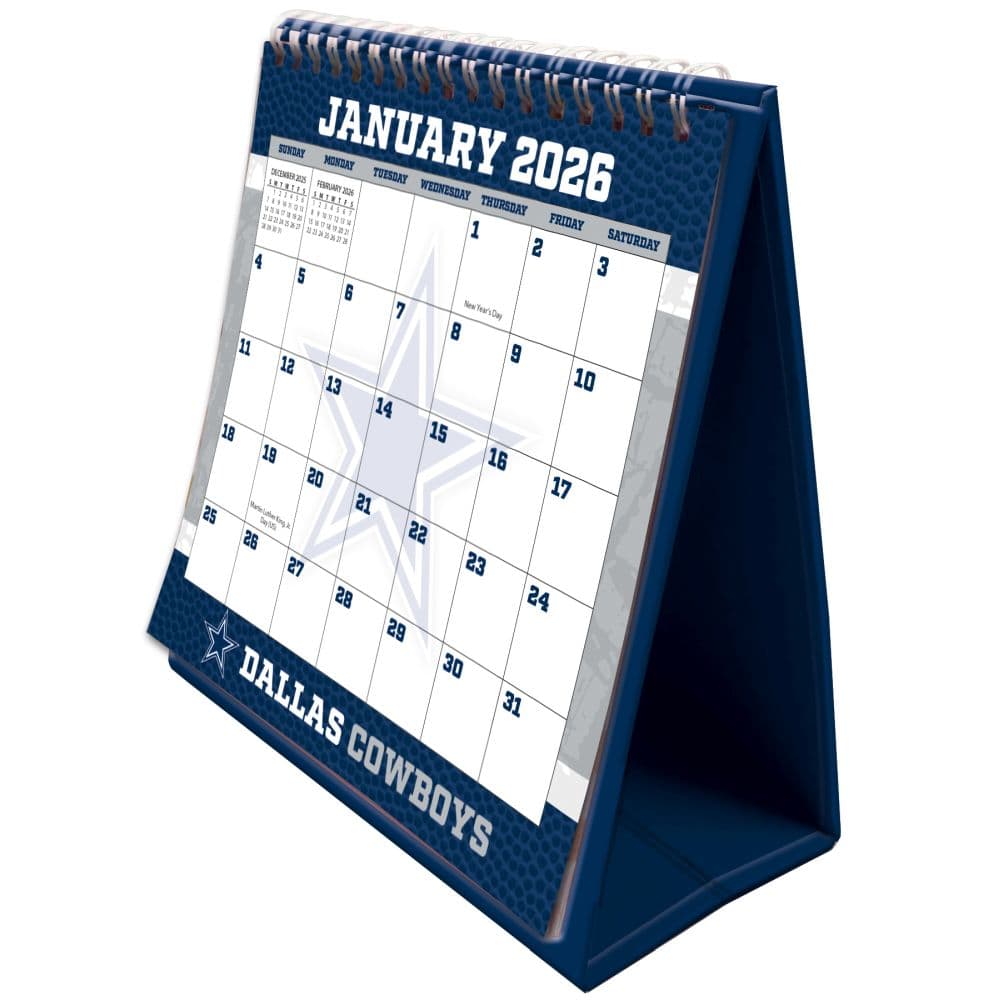 NFL Dallas Cowboys 2026 Easel Desk Calendar First Alternate Image