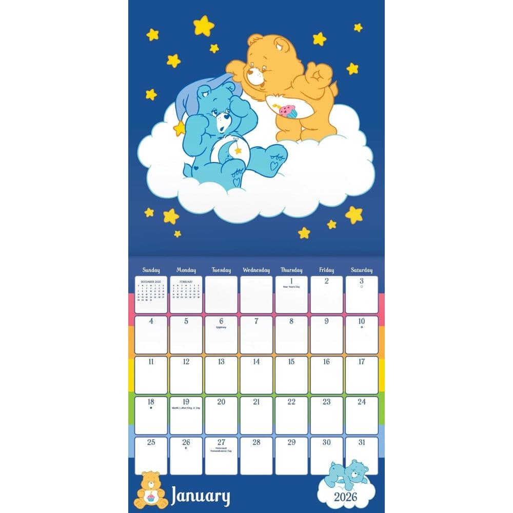 Care Bears 2026 Wall Calendar Second Alternate Image