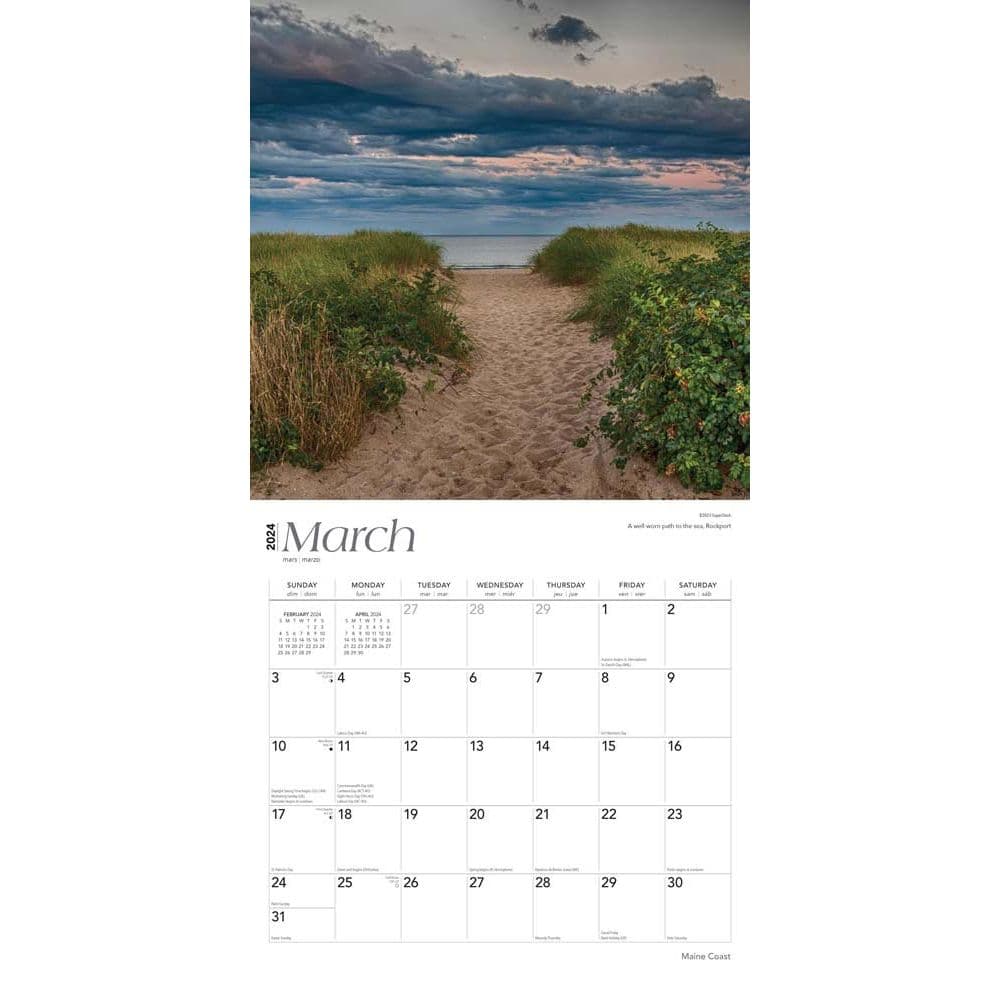 Maine Coast 2025 Wall Calendar