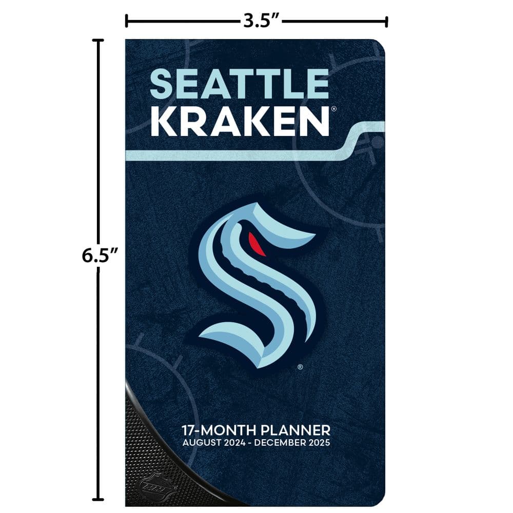 NHL Seattle Kraken 17 Month 2025 Pocket Planner Fifth Alternate Image