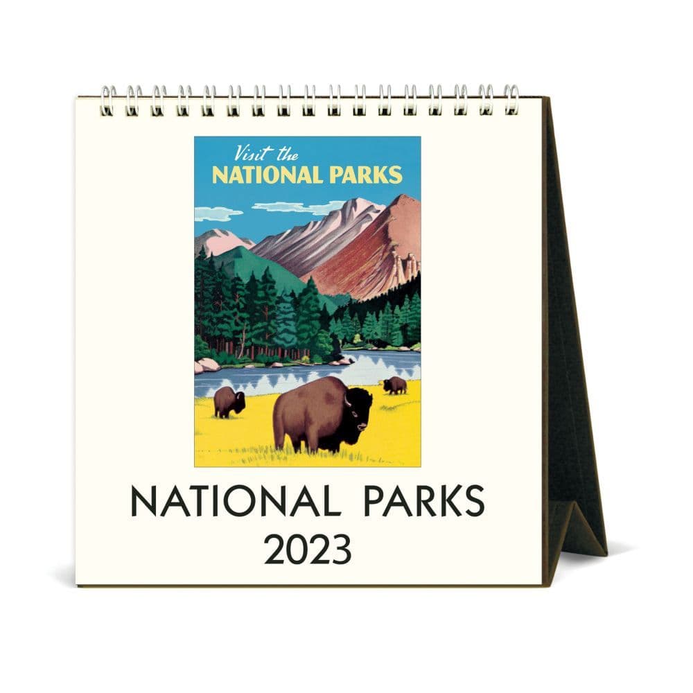 Cavallini Papers & Co. National Parks 2023 Easel Calendar