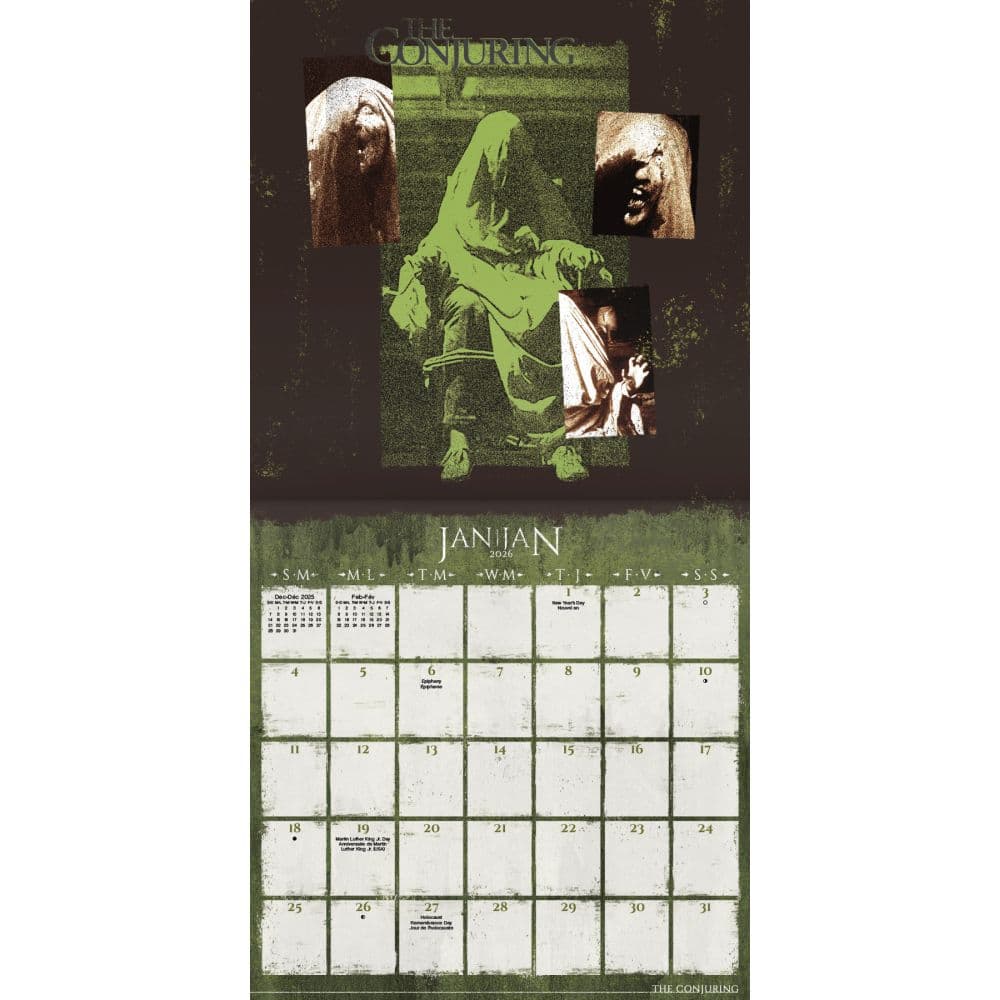 Horror Collection- French 2026 Wall Calendar Second Alternate Image