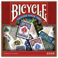 image Bicycle Cards Art 2026 Wall Calendar Main Image