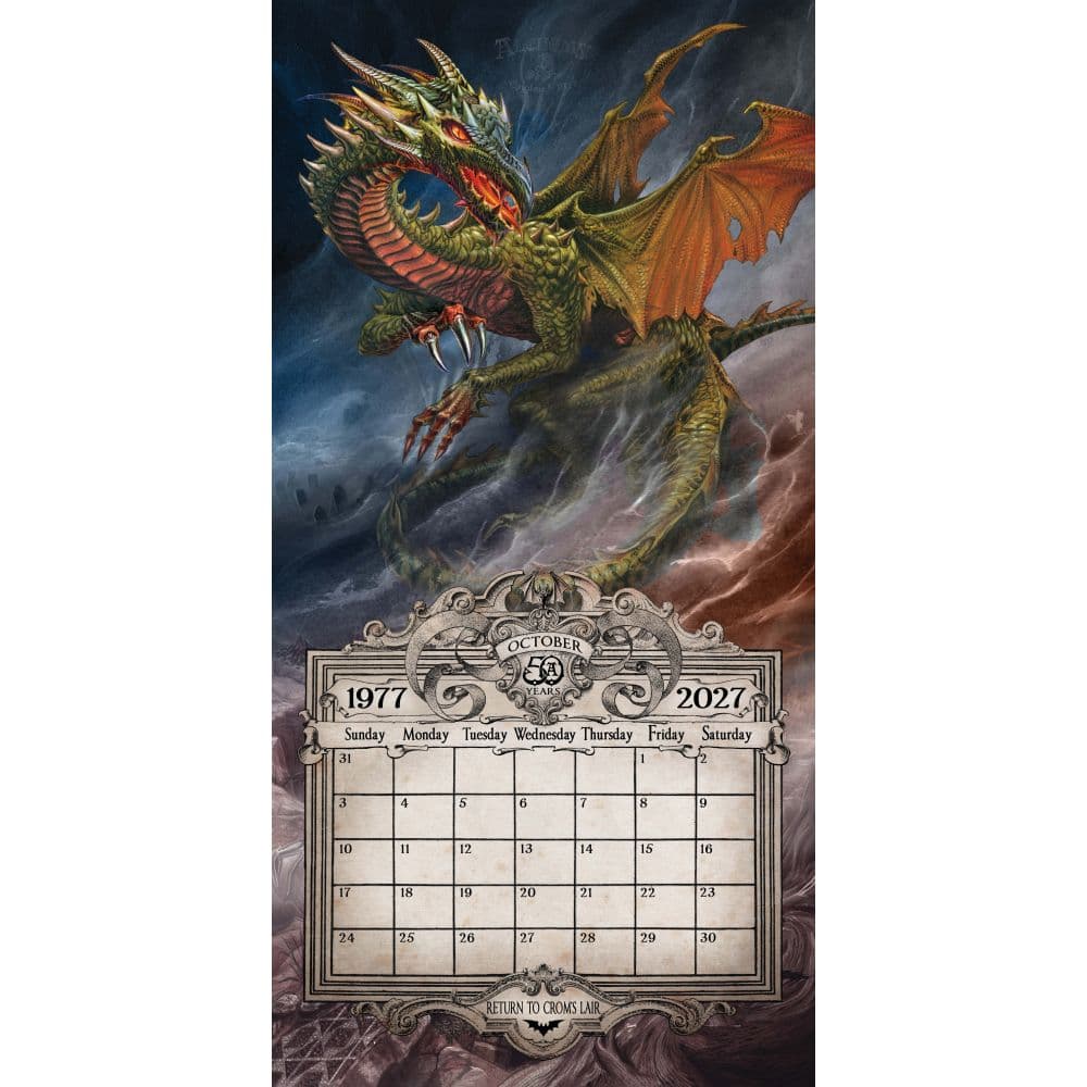 Alchemy 1977 Gothic 2027 Wall Calendar Sixth Alternate Image