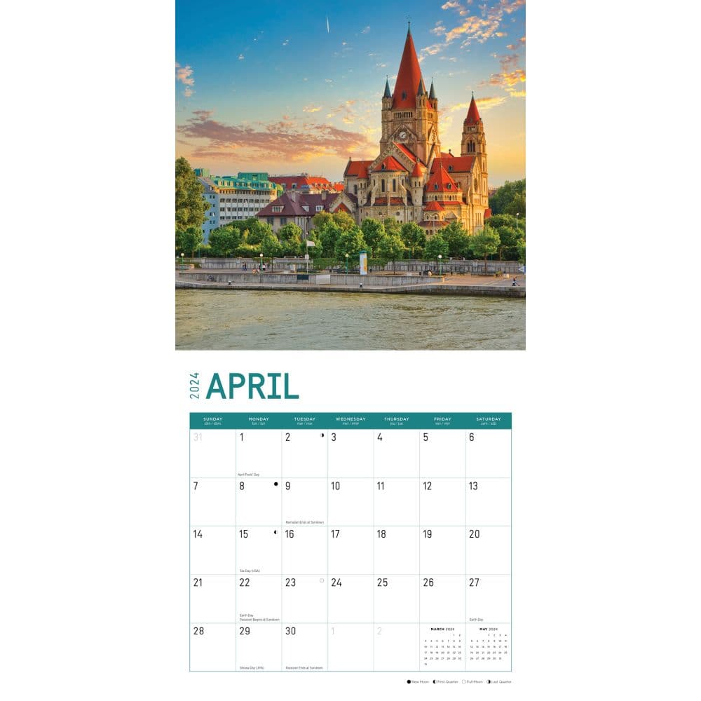 Austria 2024 Wall Calendar