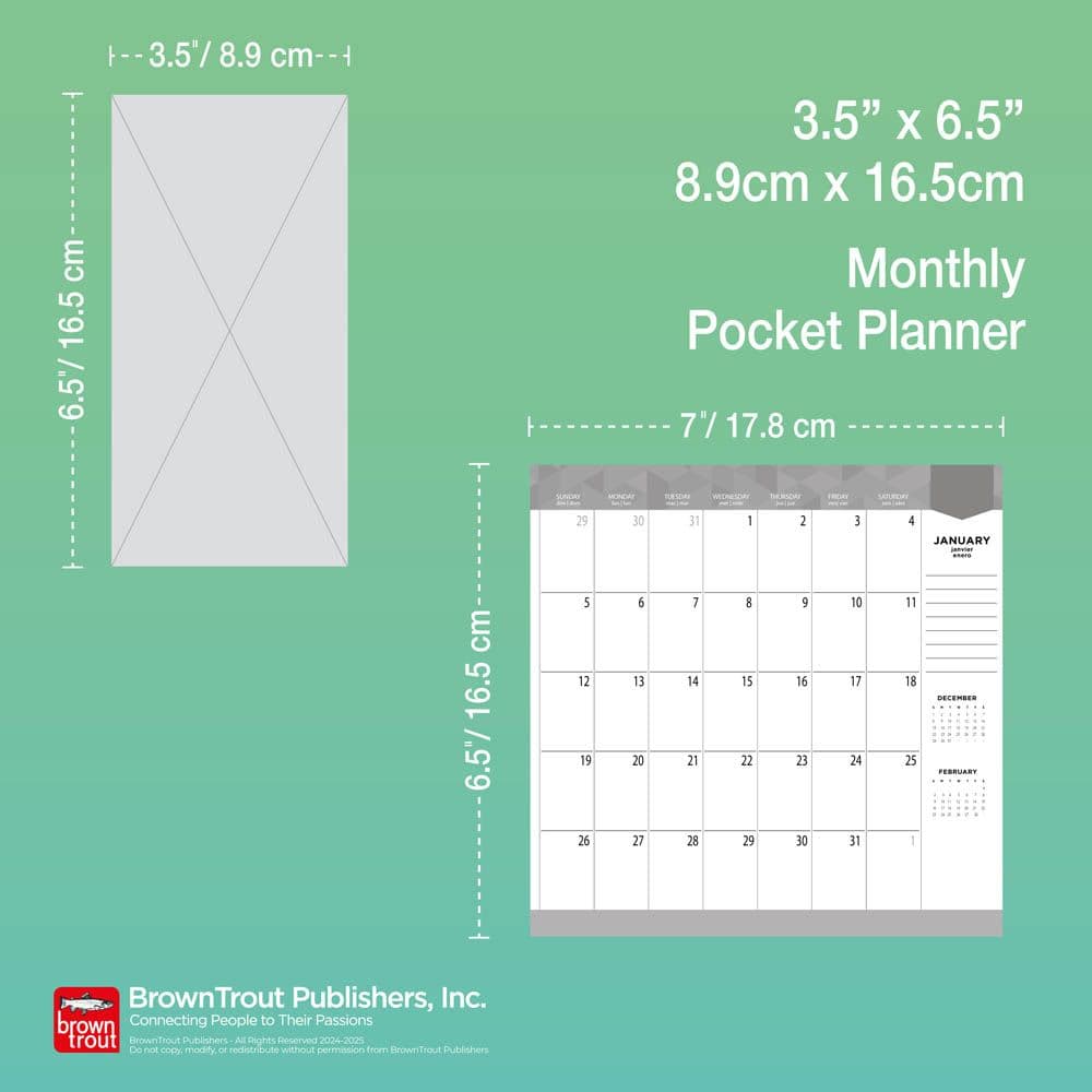 House of Turnowsky Flowers 2025 Pocket Planner Eighth Alternate Image width=&quot;1000&quot; height=&quot;1000&quot;