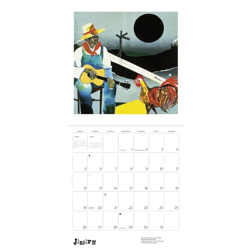 Bearden 2025 Wall Calendar Third Alternate Image width="1000" height="1000"