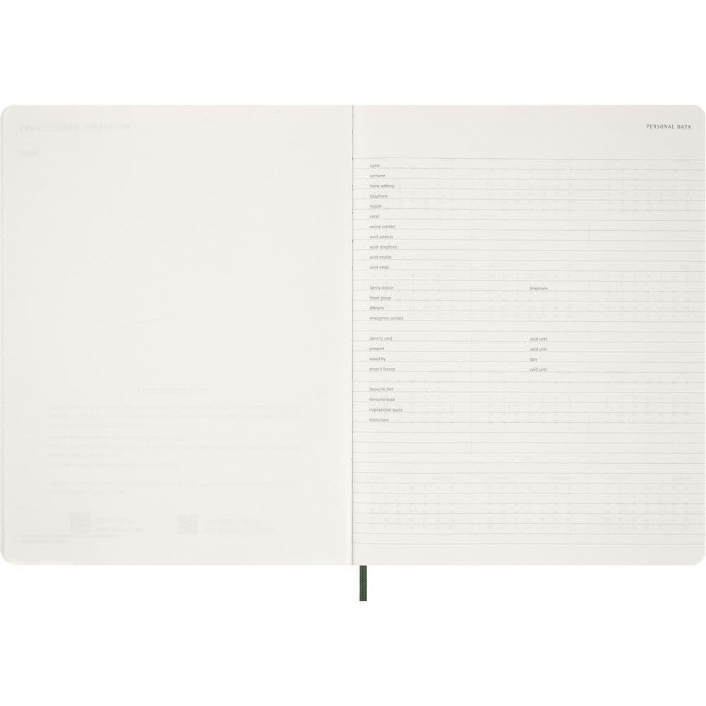 Myrtle Green Weekly 2026 Planner Fourth Alternate Image