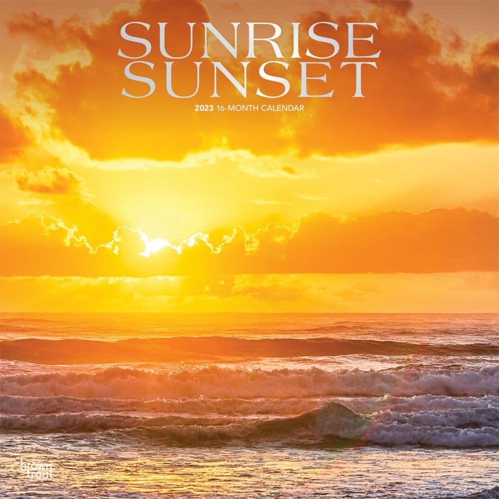 Sunrise Calendar 2023 Printable Calendar 2023