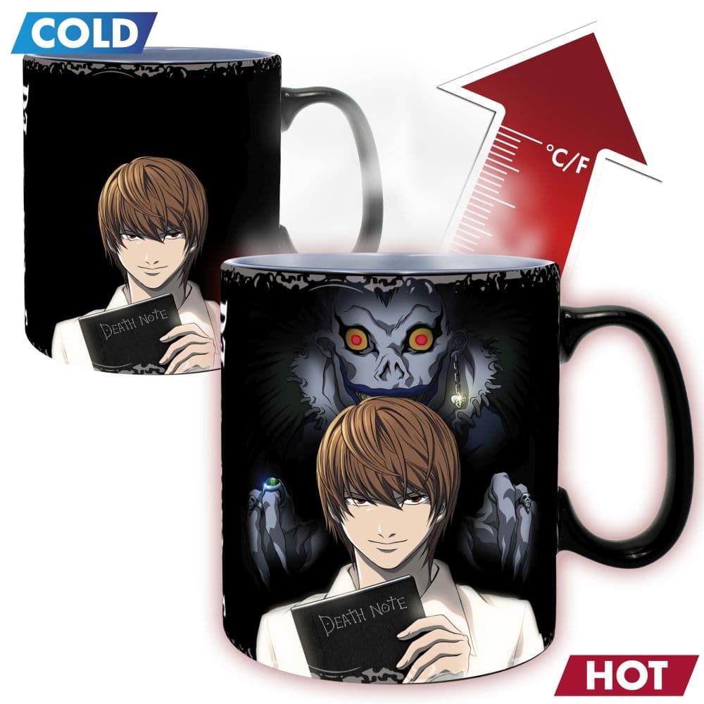 Death Note Kira and L Heat Change Mug First Alternate Image