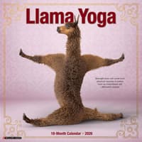 image Llama Yoga 2026 Wall Calendar Main Image