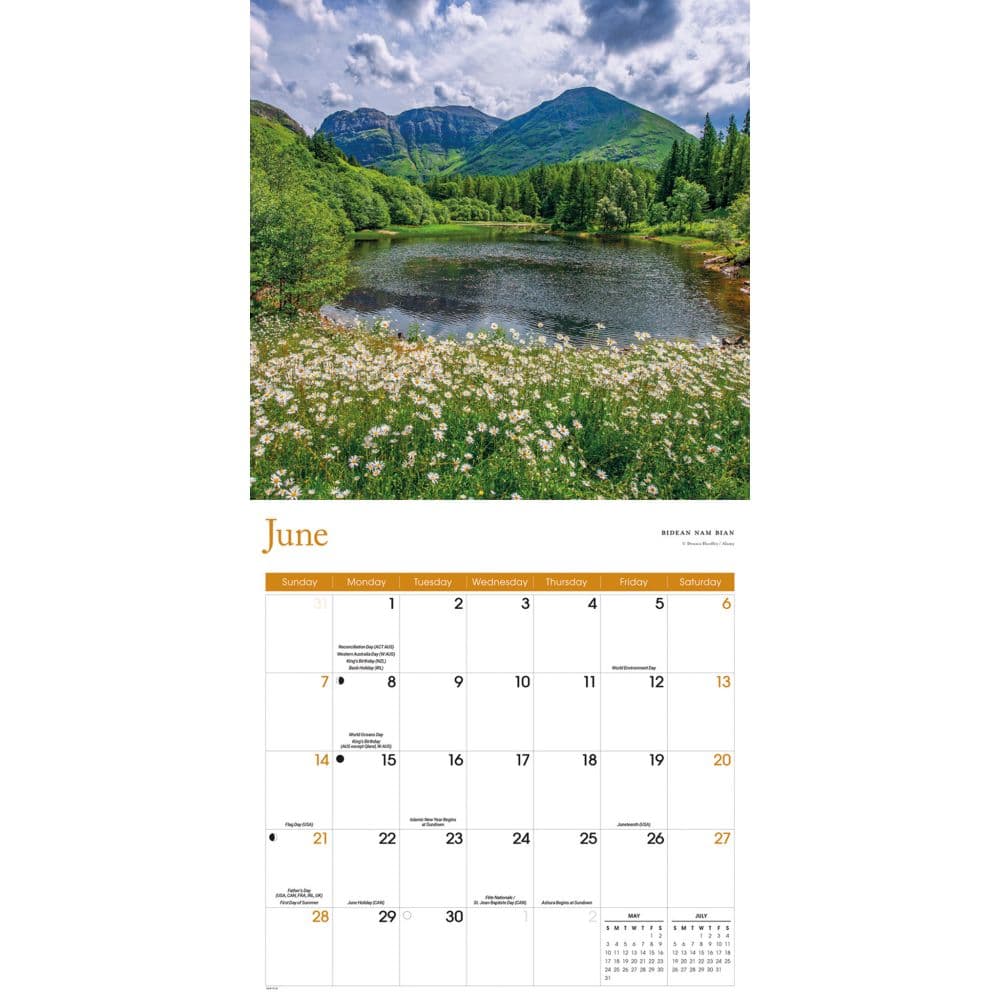Scotland 2026 Wall Calendar Third Alternate Image