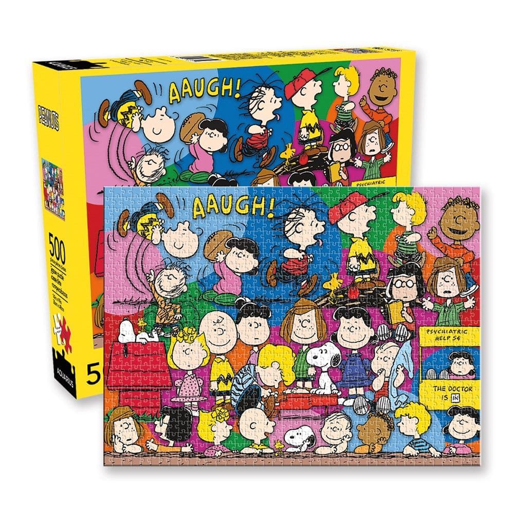 Peanuts Cast 500pc Puzzle Alternate Image 1