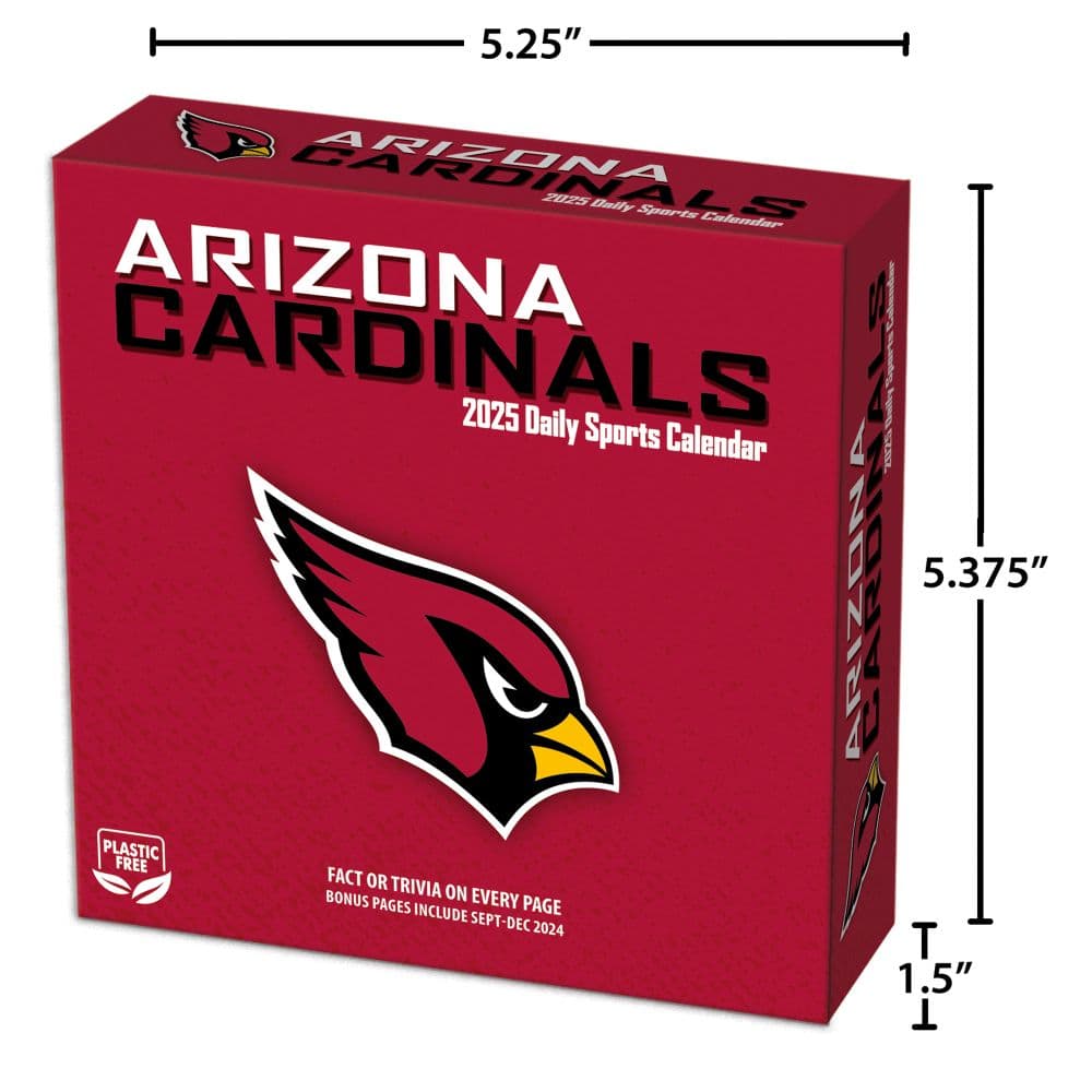 NFL Arizona Cardinals 2025 Desk Calendar Fifth Alternate Image