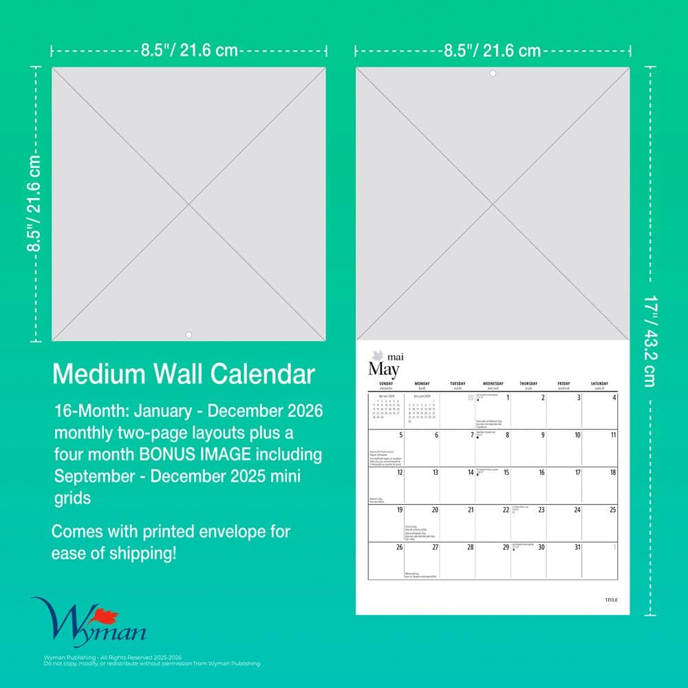 Group of Seven Art Gallery of Ontario French 2026 Wall Calendar Sixth Alternate Image