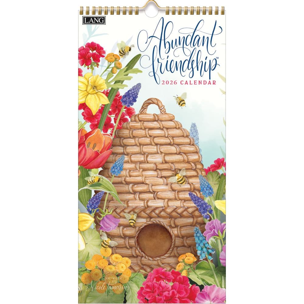 Abundant Friendship 2026 Vertical Wall Calendar Main Image