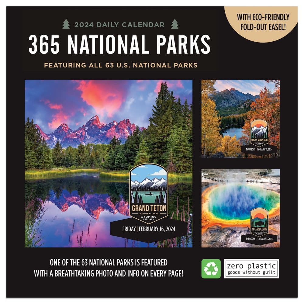 National Parks 2024 Desk Calendar