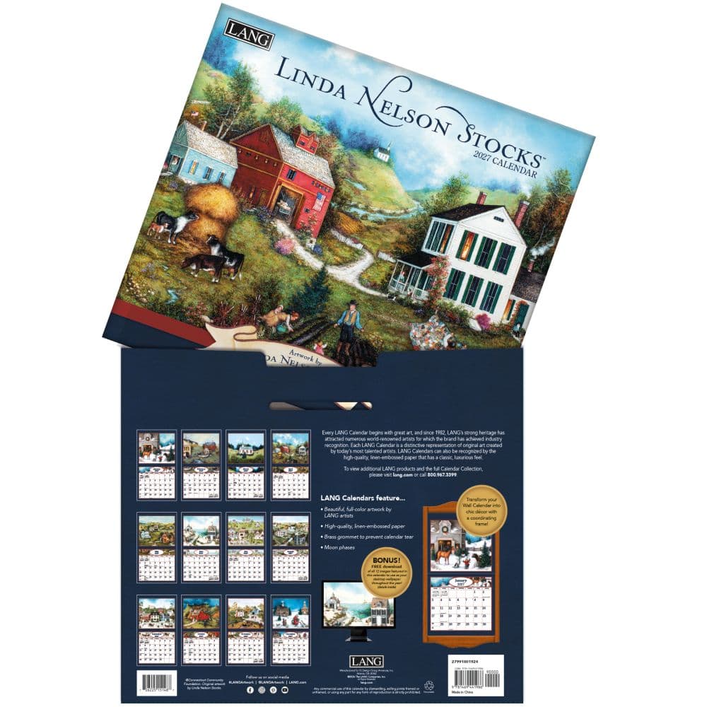 Linda Nelson Stocks 2027 Wall Calendar First Alternate Image