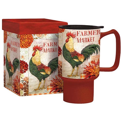 UPC 739744160410 product image for Kimberly Poloson Farmers Market Travel Mug by Kimberly Poloson | upcitemdb.com