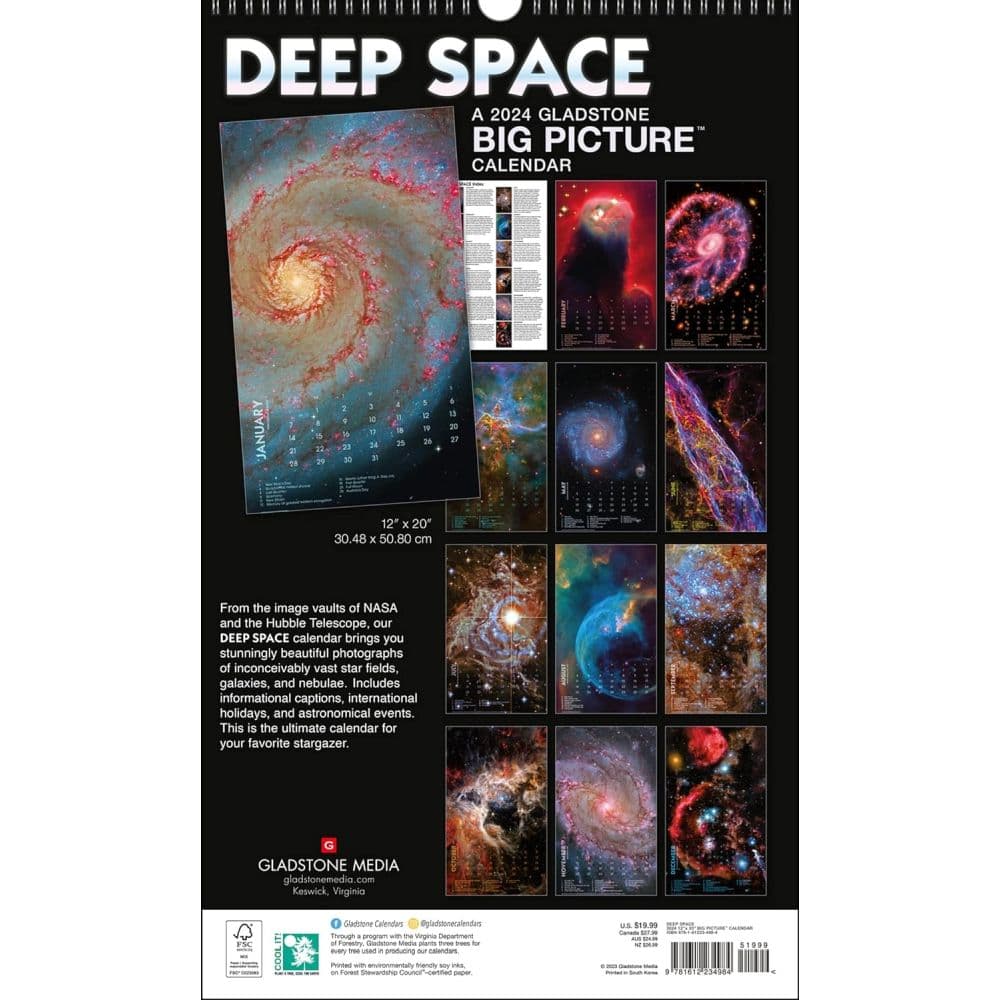 Deep Space Big Pic 2024 Wall Calendar First Alternate Image width=&quot;1000&quot; height=&quot;1000&quot;